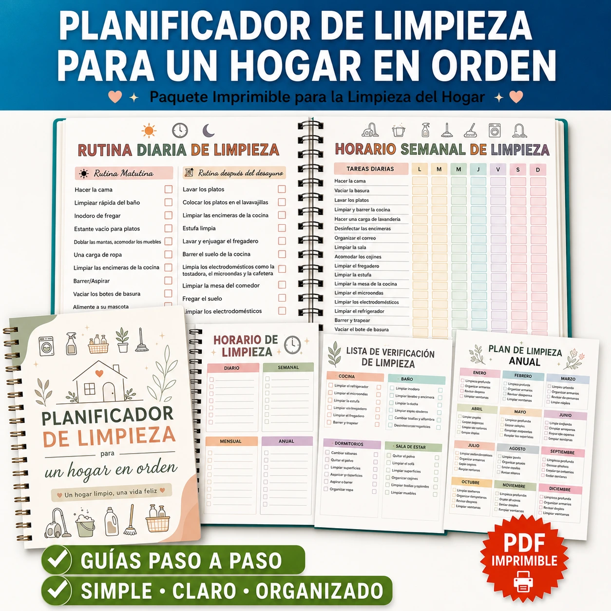 Paso a paso del Planificador de Limpieza